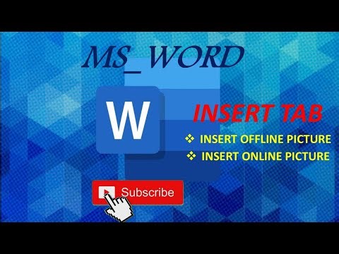How to Insert Picture from Online and Offline in MS Word | Beginners To Advance Level | IT_TECHWORLD