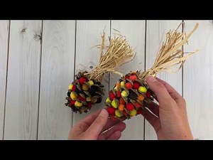 Pinecone Indian Corn Craft