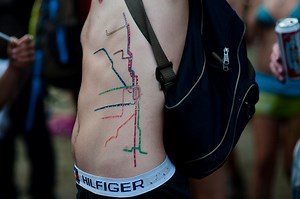 The best subway map tattoos