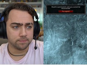 Mizkif rages after losing his character in WoW Classic Hardcore, viewers find it funny