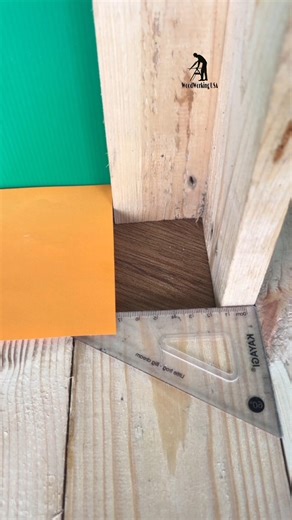 Easy way to measure wood angles, with precise and accurate results.. #carpentry #tips#creative #diy