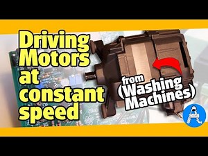 All you want to know for driving powerful motors recycled from washing machines