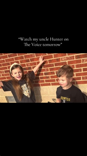 We are beyond proud of the dedication and heart @Hunter Jordan has poured into his dream. The kids are so blessed to have an uncle who shows them how to chase big dreams and never give up. They are forever his little, yet biggest fans 🫶🏻🤍 Everyone be sure to tune in to @NBC's The Voice tomorrow at 9 PM on NBC for his blind audition! #nbcthevoice #blindauditions