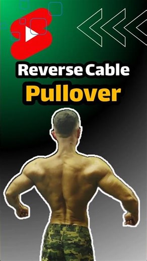 Reverse Incline Bench Cable Pullover. #gym #lat #latissimusdorsi