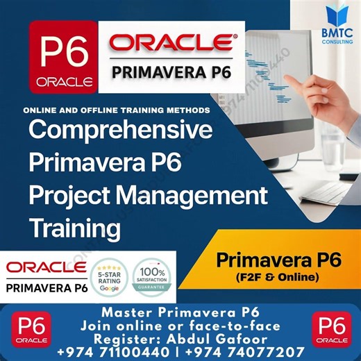 Primavera P6 Training Qatar 2026 | Project Scheduling Course Doha