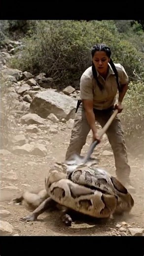 FREED! Baboon Escapes Death After Ranger's Brutal Takedown of Giant Python
