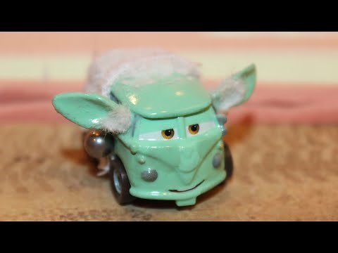 Disney Cars Star Wars Baby Yoda Custom (Grogu) The Mandalorian (Mini Racer)