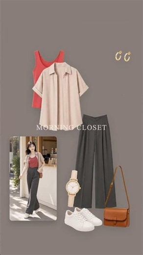 背心上班太露？就是少了這一層！ | MorningCloset #穿搭技巧 #女生穿搭 #背心穿搭 #通勤穿搭 #ootd