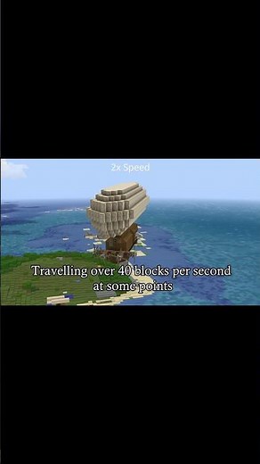 Diesel powered quad-engine airship in modded Minecraft #clockwork #minecraft #modded #memes #gaming