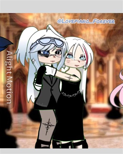 idk the trend name { not og} idk russian 😭🙏 fr.‪@Estella_rll‬ & ‪@JustmeAxle‬ #gacha #nic