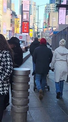 A walk down 7th Ave and Time Square. #newyorkcity