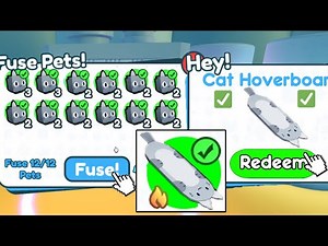 i got the cat hoverboard in Pet Simulator X