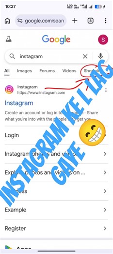 Why Google Shows ‘Shopping’ for Instagram? 😳 Is It for Sale?”
