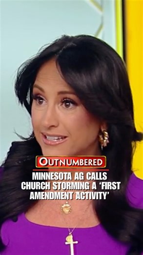 Minnesota Attorney General Keith Ellison (D) is rejecting the assertion that anti-ICE protesters who stormed a church in his state over the weekend broke the federal law, calling it instead a “First Amendment activity”. | Outnumbered Fox News