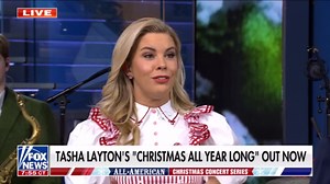 Christian music star Tasha Layton performs hit Christmas song live