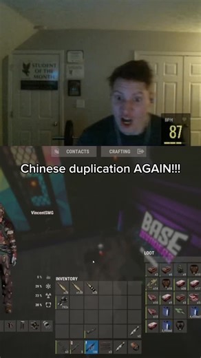 Vincent🧟‍♂️🩶 on Instagram: "Chinese duplication in Rust AGAIN!!! #rust #rustduplication #rustglitch #rustchina #rustlooting"