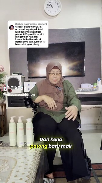 Replying to @maslina@78 perkong sian PN NURISAH buat team Vitacare sebak. Asbab krim ni dengan izin Allah menjadi. KLIK BEG KUNING HARGA PROMO #vitacare #vitacarecream #kulitbersih #fyp #fyp #fypシ゚viral #gatalgatal #sakitkulitekzema #vitacaretreatmentcream #kulatair #vitacaretreatmentcream #lukakencingmanis