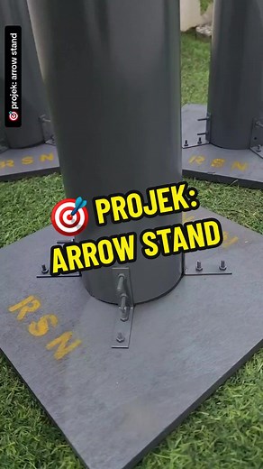 DIY Industrial Grade Arrow Stand and Bow Holder