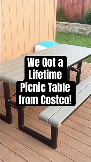Watch This Picnic Table Come Together #satisfying #diy #costcofinds