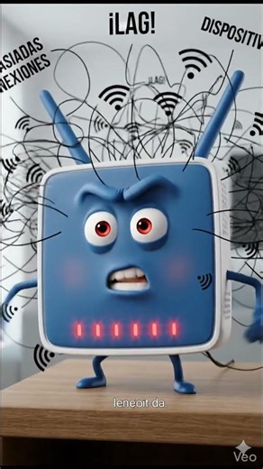 Your internet isn't slow... you're overloading it 😬📶 #3danimation