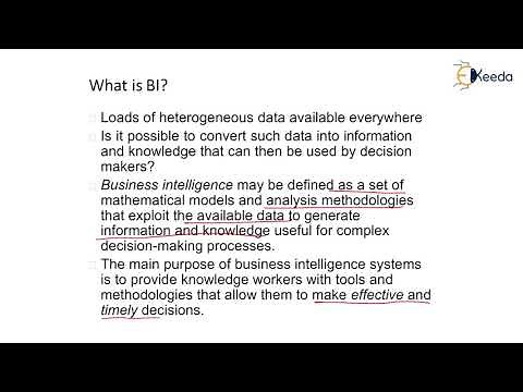 What is BI? Effective and Timely Decisions - Business Intelligence