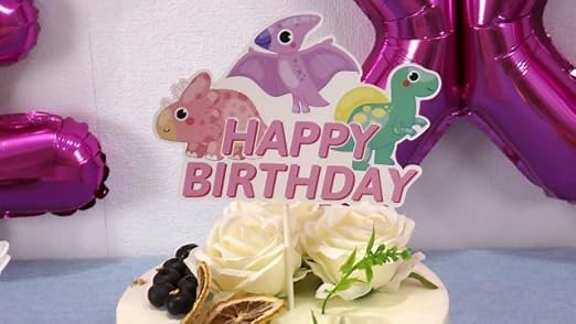 Three rex birthday party decorations 