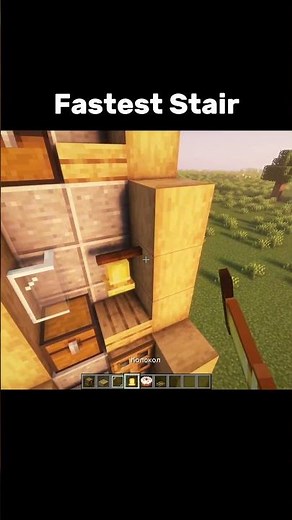 How To Build the FASTEST Stair in Minecraft! 🚀😱