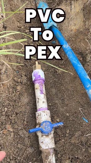 How to Connect PEX to PVC #hack #tools #pex #pvcfittings | Piney Grove Homestead and Mini Farm