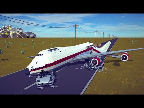 Realistic Fictional Airplane Crashes and Emergency Landings #5 | Besiege