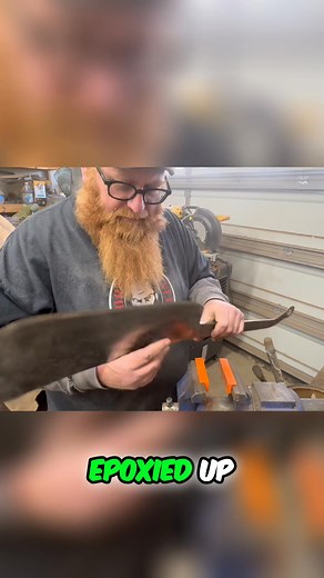 12 reactions · 4 comments | Getting the rust out of the pitting and restoring this blade. Going to leave the blade natural. There's some character to it that I really like. #Restoration #BladeWork #KnifeMaking #DIY #MetalWork | Red Beard Knife and Tool | Facebook