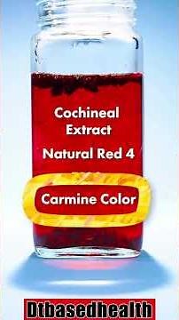 How is RED 40 Made? Y'all eating dead bugs! 😲🐞