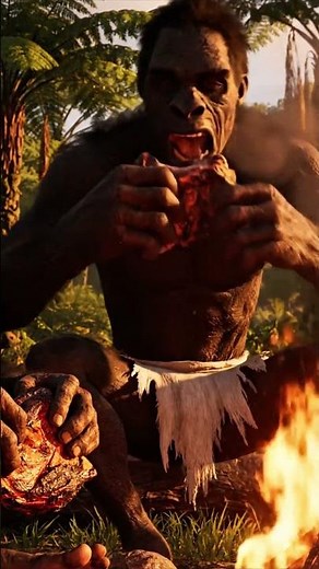 The Primitive Life of Prehistoric People and Survival Against Ancient Monsters #humanevolution