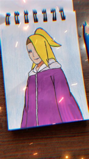 Drawing akatsuki Deidara || Naruto drawing #animedrawing #naruto #itachi #madara #anime #shorts