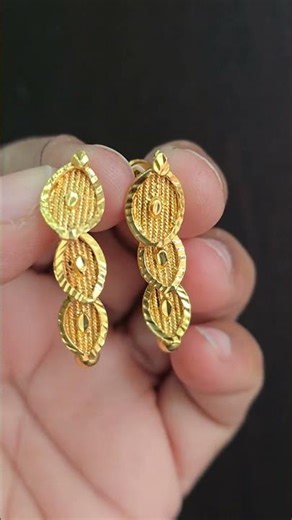 Gold Covering Earrings... Clearance rate 100/-