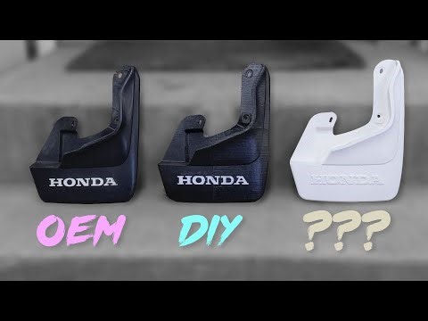 Honda CRX 3D Printed Splashguard - 3D Model Release - Make it So
