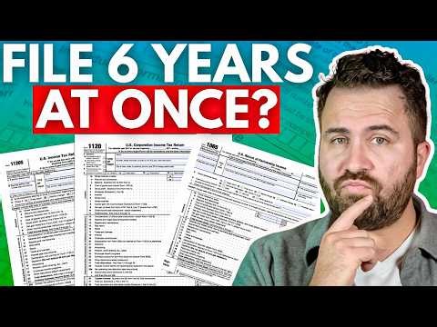 Can You File 6 Years of Back Tax Returns All at Once?