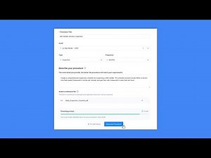 Navigate MaintainX | AI-Powered Procedure Generation