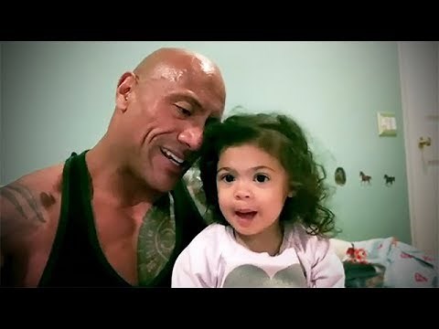 Dwayne Johnson Sings You're Welcome For His 2 Year Old Daughter