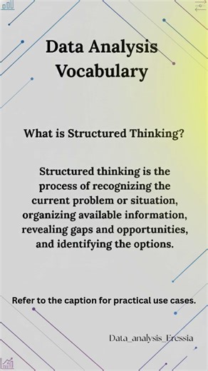 The Blueprint for Better Data Analysis: Master Structured Thinking 🧠📊 #dataanalysis #datascience