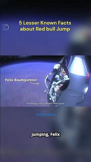 The Space Jump That Made History #redbull #curiousclubtv