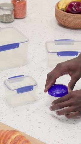Sistema KLIP IT Collection Food Storage Containers 34-Piece SetBlue