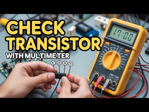 How to Test a Transistor ✔️ Using Digital Multimeter