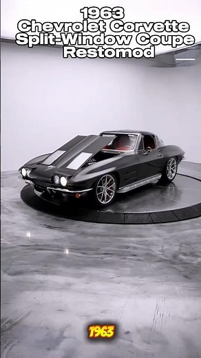 The Timeless Classic: 1963 Chevrolet Corvette Split-Window Coupe Restomod
