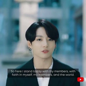Dear Class of 2020 Jungkook Speech 🖤 | Love, BTS.