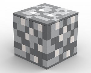 LEGO MOC-230748 Cobblestone Block (Minecraft 2025)