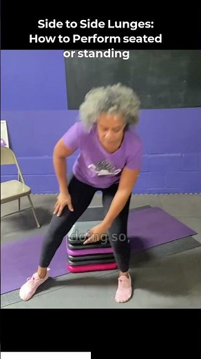 Side-to-Side Lunges | Seated or Standing Form Tips