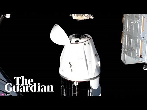 The moment The Dragon spacecraft undocked from the ISS