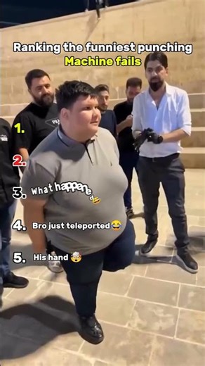 Ranking the funniest punching machine fails