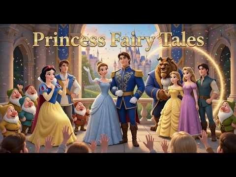 4 Classic Fairy Tales for Kids | Cinderella, Beauty & the Beast, Snow White, Rapunzel