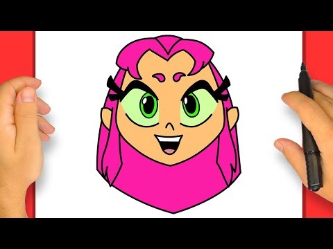 How to Draw Starfire from Teen Titans | Simple and Easy Step-by-Step